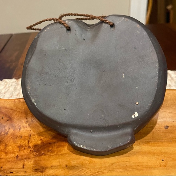 Vintage 70’s Studio Pottery Owl Wall Art or Trinket Dish/Melted Glass - Picture 10 of 16